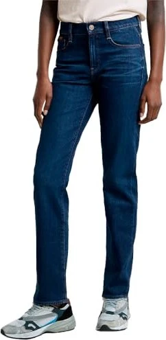 G-Star Strace Straight Jeans worn in aster blue (Damen)