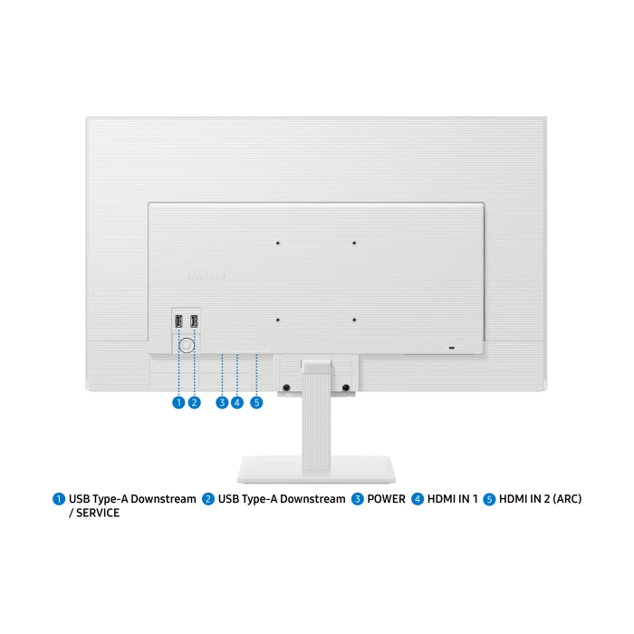 Samsung Smart Monitor M5 M50F, weiß, 27"