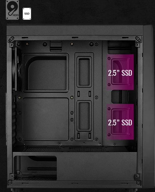 AeroCool Bolt Tempered Glass, Glasfenster