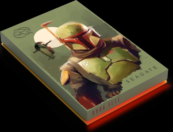 Seagate FireCuda Gaming HDD - Boba Fett Special Edition, 2TB, +Rescue, USB 3.0 Micro-B