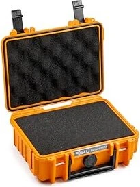 B&W International Outdoor Case Typ 500 PP.23 mit Würfelschaumstoff orange