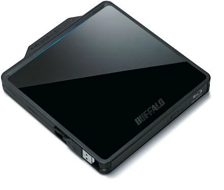 Buffalo MediaStation, SlimLine schwarz, USB 2.0