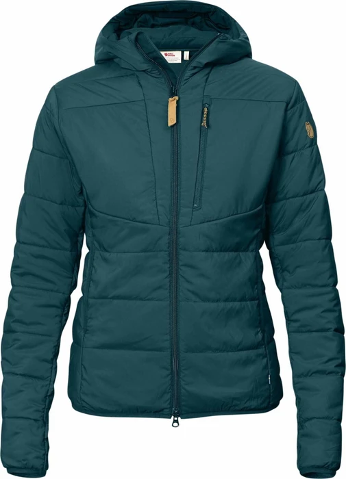 Fjällräven Keb Padded Hoodie Funktionsjacke glacier green (Damen)