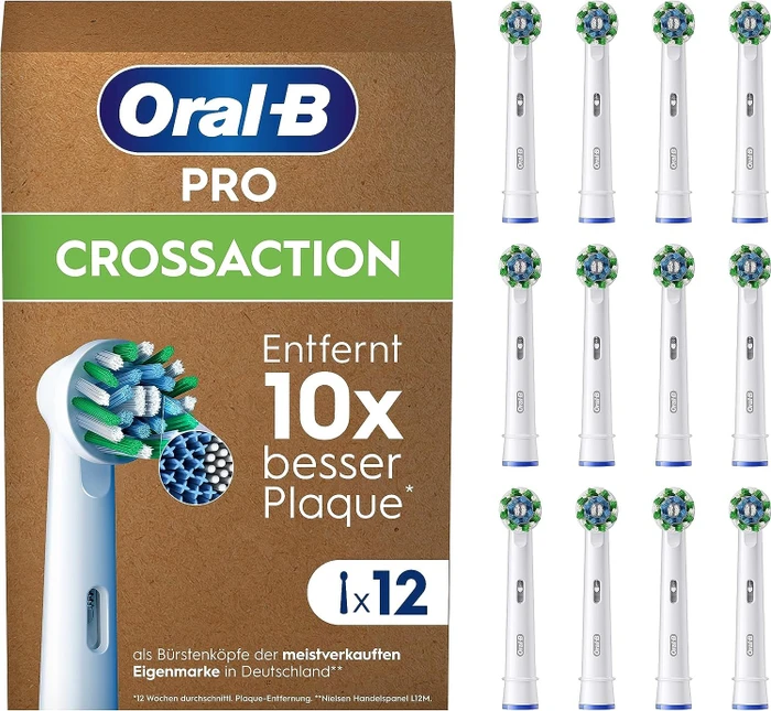 Oral-B Pro CrossAction Ersatzbürste weiß