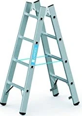 Zarges Coni B Alu 2-tlg. Stehleiter, 2x 4 Stufen