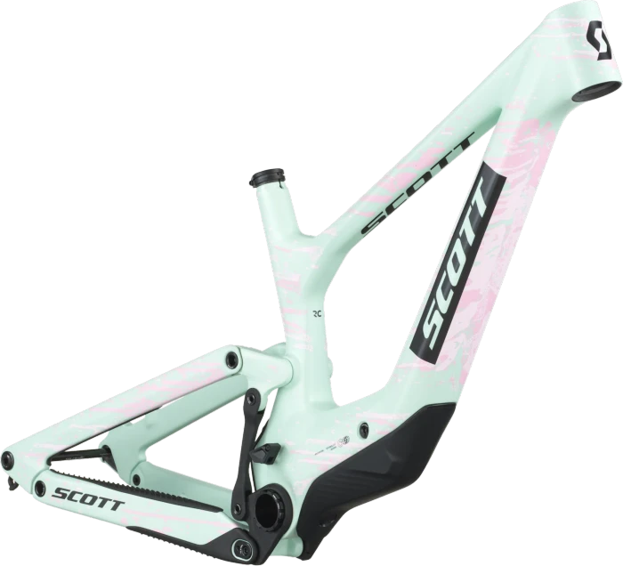 Scott Ransom RC HMX MTB Full-Suspension Rahmenset mistyade green