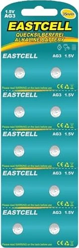 Eastcell Alkaline LR41/LR736, 10er-Pack