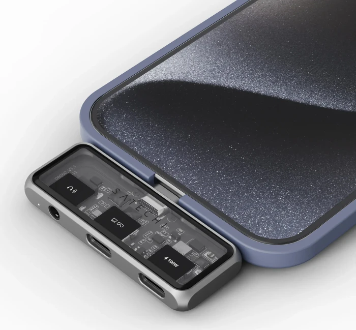 Satechi Mobile XR Hub with Audio, grau, USB-C 3.0 [Stecker]