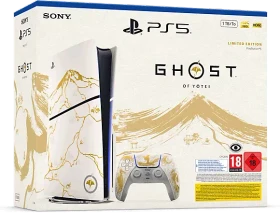 Sony PlayStation 5 Slim - 1TB Ghost of Yotei Limited Edition Bundle gold/weiß