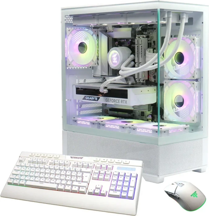Hyrican Gamemax Vista AW Ice 7407, Ryzen 7 9800X3D, 32GB RAM, 2TB SSD, GeForce RTX 5080