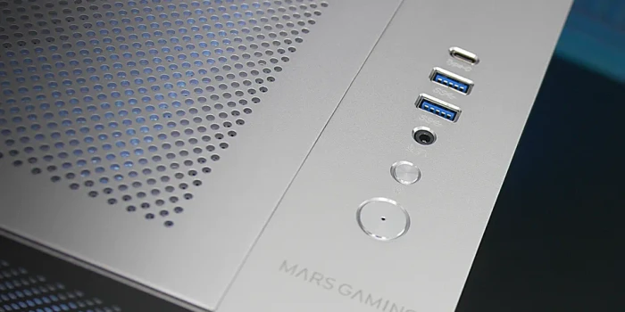 Mars Gaming MC-NOVA2 White, Glasfenster