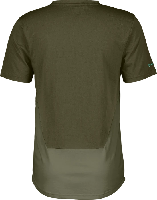 Scott Trail Flow DRI Trikot kurzarm fir green/hay green (Herren)