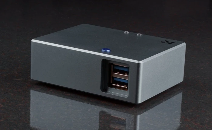KKSB Aluminiumgehäuse für Odroid XU4, grau/schwarz