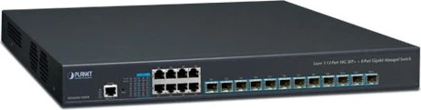 Planet XGS-6350 Rackmount 10G Managed Switch, 12x SFP+, 8x RJ-45