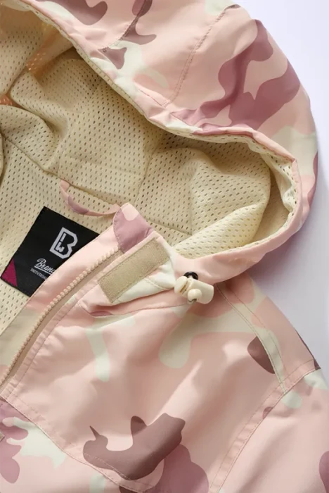 Brandit Windbreaker Summer Frontzip Jacke candy camo (Damen)