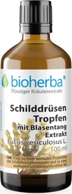 Bioherba Schilddrüsen Tropfen mit Blasentang Extrakt Tinktur, 100ml