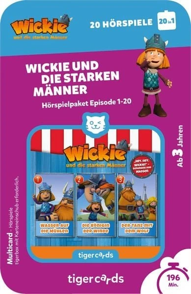 Tiger Media Tigercard Wickie und die starken Männer Hörspielpaket Episode 1-20