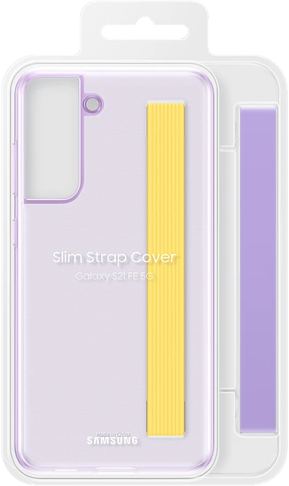 Samsung Slim Strap Cover für Galaxy S21 FE Lavender