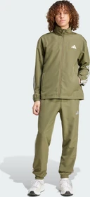 adidas Basic 3-Streifen Trainingsanzug olive strata (Herren)