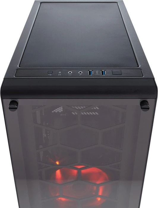Corsair Crystal Series 460X schwarz, Glasfenster