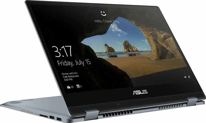 ASUS VivoBook Flip 14 TP412FA-EC347T, Galaxy Blue, Core i5-10210U, 8GB RAM, 512GB SSD, DE