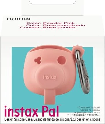 Fujifilm Instax PAL Silikontasche mit Karabinerhaken rosa