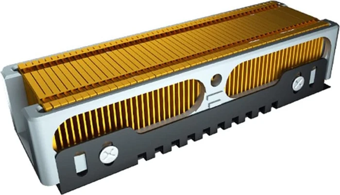 M.2 2280 Alu, doppelseitige Kühler für SSDs, Vollkupfer-Kühlkörper, grau (verschiedene Markenbezeichnungen)