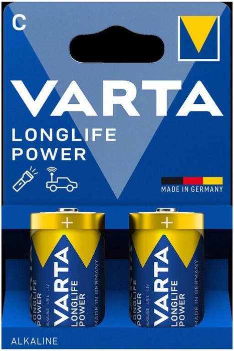 Varta Longlife Power Baby C, 2er-Pack