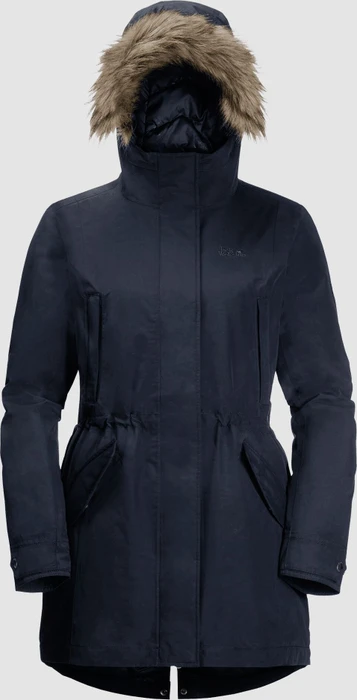 Jack Wolfskin Wildwood Funktionsmantel midnight blue (Damen)