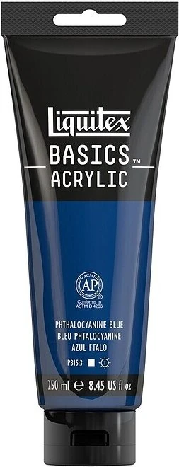 Liquitex Basics Acrylic phthalocyanine blue, 250ml