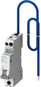 Siemens Brandschutzschalter-LS-Kombi 230V, 6kA, 1+N, C, 6A kompakt 1TE pigtail