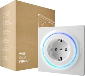 Fibaro Walli Outlet, weiß, Typ F, Smart-Steckdose (FGWOF-011)