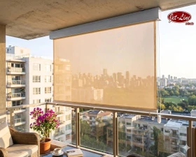 Jet-Line Senkrechtmarkise 100x230cm beige