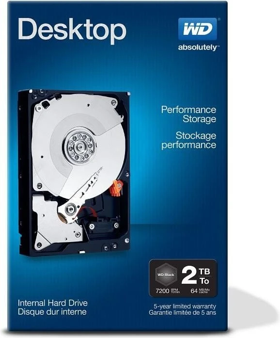 Western Digital WD_BLACK 2TB, 3.5" / SATA 6Gb/s, retail