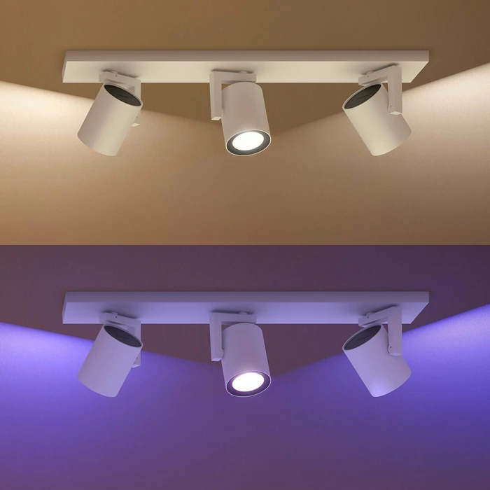 Philips Hue White and Color Ambiance Argenta Spot 3-flammig weiß