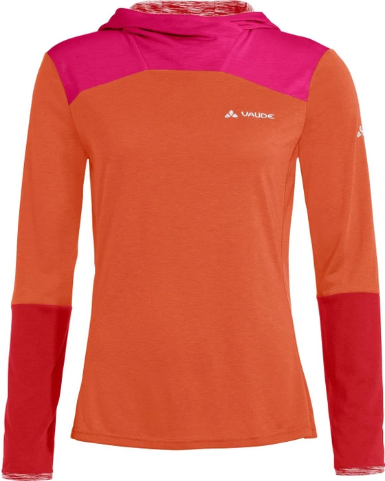 Vaude Tremalzo Trikot langarm tangerine (Damen)