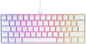 Corsair Gaming K65 RGB Mini, 60%, weiß, MX RGB RED, USB, FR