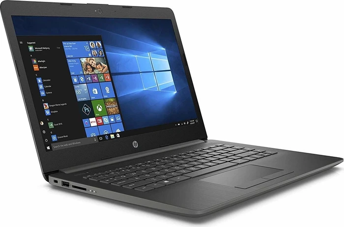 HP Laptop 14-ck0000na, Smoke Gray/Ash Silver, Core i3-7020U, 4GB RAM, 128GB SSD, UK