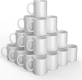 Cricut Mug Press Bedruckbare Tasse 340ml, weiß, 36 Stück