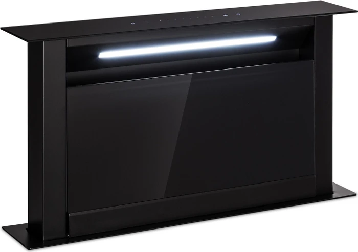 Klarstein CGCH3 Royal Flush Eco Downdraft Kochfeldabzug schwarz