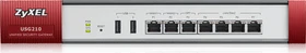 Zyxel ZyWALL USG210 UTM Rackmount Firewall, 7x RJ-45, Service Bundle, 1 Jahr (USG210-EU0102F)