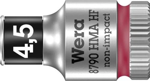 Wera 8790 HMA HF Zyklop Außensechskant Steckschlüssel 1/4", 4.5x23mm