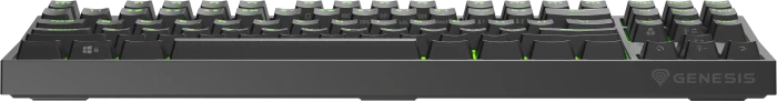 Genesis Thor 404 TKL, schwarz, LEDs RGB, hot-swap, Gateron Pro YELLOW, USB, DE