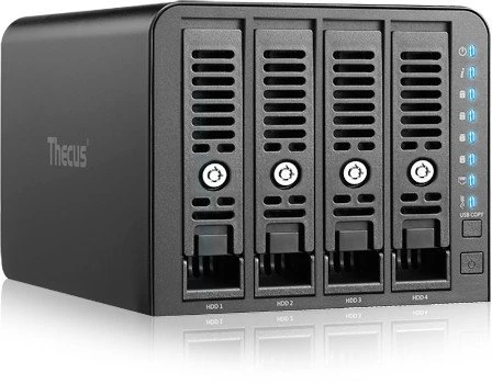 Thecus N4350, 1GB RAM, 1x RJ-45 1000Base-T, 2x USB-A 3.0