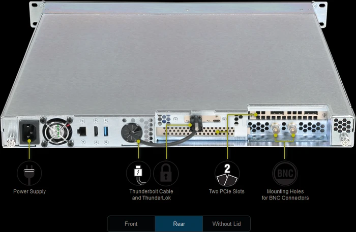 Sonnet xMac mini Server Thunderbolt 3 Edition, Erweiterungsgehäuse für PCIe, Thunderbolt 3 / USB-C 3.1