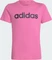 adidas Essentials Linear Logo Cotton Slim Fit T-Shirt kurzarm pulse magenta/black (Junior) Vorschaubild