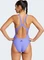 adidas 3-Streifen V-Back Badeanzug cobalt blue/dark blue (Damen) Vorschaubild