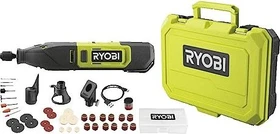 Ryobi RRT12-120BA335 Akku-Geradschleifer inkl. Koffer + Akku 2.0Ah + Zubehör
