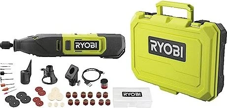 Ryobi RRT12-120BA335 Akku-Geradschleifer inkl. Koffer + Akku 2.0Ah + Zubehör