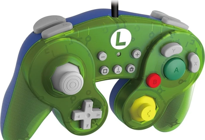 Hori Battle Pad Controller Luigi Edition grün/blau (Switch)